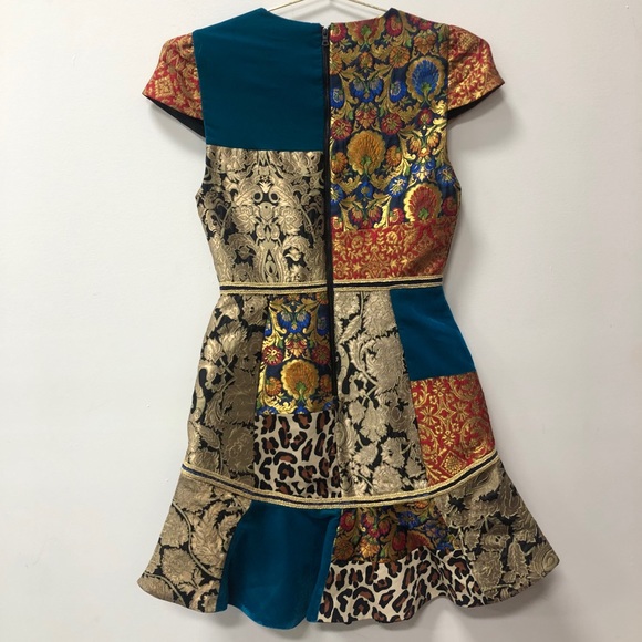 Alice + Olivia Patchwork Dress - Picture 2 of 2